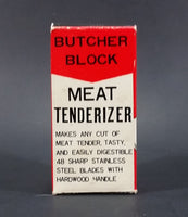 Vintage Mid-Century Our Own Import Japan Hand held Butcher Block Meat Tenderizer In Box - Treasure Valley Antiques & Collectibles