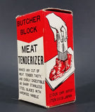 Vintage Mid-Century Our Own Import Japan Hand held Butcher Block Meat Tenderizer In Box - Treasure Valley Antiques & Collectibles