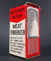 Vintage Mid-Century Our Own Import Japan Hand held Butcher Block Meat Tenderizer In Box - Treasure Valley Antiques & Collectibles