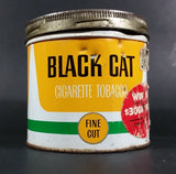 Vintage Black Cat Fine Cut Cigarette Tobacco Tin with Lid - Treasure Valley Antiques & Collectibles