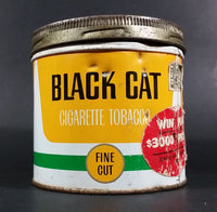 Vintage Black Cat Fine Cut Cigarette Tobacco Tin with Lid - Treasure Valley Antiques & Collectibles