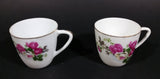 Set of 2 Vintage Floral Pattern Teacup and Saucer - Made in China - Treasure Valley Antiques & Collectibles