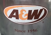 Modern A & W Allen and Wright Since 1956 Clear 7" Tall Root Beer Mug - Treasure Valley Antiques & Collectibles