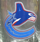 Collectible Vancouver Canucks Glass Beer Mug HockeyRules® Official NHL Product Y26023765 - Treasure Valley Antiques & Collectibles