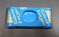 Vintage Gillette Blue Blades Pack w/ Used Blades Underneath - Treasure Valley Antiques & Collectibles