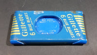 Vintage Gillette Blue Blades Pack w/ Used Blades Underneath - Treasure Valley Antiques & Collectibles