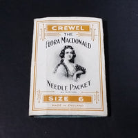 Antique late 1800s The Flora Macdonald Needle Packet - Abel Morralls - Crewel - Size 6 - Treasure Valley Antiques & Collectibles