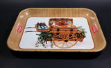 1958 Serve Coca-Cola Coke Soda Pop Picnic Basket Food Cart Wagon Beverage Serving Tray - Treasure Valley Antiques & Collectibles