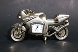 Retro Promotional Logic Quartz Motorcycle Streetbike Desk Clock Needs Battery - Treasure Valley Antiques & Collectibles