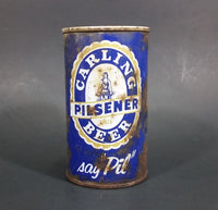 c. 1968 Carling Pilsener Lager say "Pil" 12oz Beer Can - Carling Breweries Vancouver, Canada - Treasure Valley Antiques & Collectibles