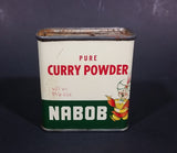 1950s Nabob Foods Vancouver Pure Curry Powder Spice Tin - Still has product inside - Treasure Valley Antiques & Collectibles