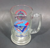 1992 Toronto Blue Jays Canada's First World Series Champions Clear Glass 5 1/2" Mug - Treasure Valley Antiques & Collectibles