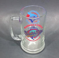 1992 Toronto Blue Jays Canada's First World Series Champions Clear Glass 5 1/2" Mug - Treasure Valley Antiques & Collectibles