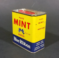 Vintage Blue Ribbon Pure Mint 1/2 oz Tin - Still Full - Vancouver Winnipeg Toronto - Brooke Bond Canada Limited - Treasure Valley Antiques & Collectibles