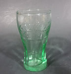 Cute Miniature Collectible Coca-Cola Coke Soda Beverage  3 1/8" Green Glass Cup - Treasure Valley Antiques & Collectibles