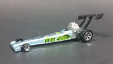 1992 Hot Wheels Top Fuel Dragon Wagon Blue Grey Dragster Diecast Toy Car - Treasure Valley Antiques & Collectibles