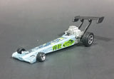 1992 Hot Wheels Top Fuel Dragon Wagon Blue Grey Dragster Diecast Toy Car - Treasure Valley Antiques & Collectibles