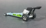 1992 Hot Wheels Top Fuel Dragon Wagon Blue Grey Dragster Diecast Toy Car - Treasure Valley Antiques & Collectibles