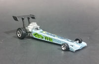 1992 Hot Wheels Top Fuel Dragon Wagon Blue Grey Dragster Diecast Toy Car - Treasure Valley Antiques & Collectibles