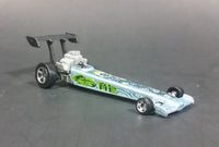 1992 Hot Wheels Top Fuel Dragon Wagon Blue Grey Dragster Diecast Toy Car - Treasure Valley Antiques & Collectibles