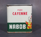 1950s Nabob Foods Vancouver Pure Cayenne Pepper Powder Spice Tin - Still has product inside - Treasure Valley Antiques & Collectibles