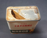 1950s Nabob Foods Vancouver Pure Cayenne Pepper Powder Spice Tin - Still has product inside - Treasure Valley Antiques & Collectibles