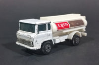 Vintage Yatming White Exxon Semi Oil Gasoline Tanker Truck Diecast Toy - Treasure Valley Antiques & Collectibles