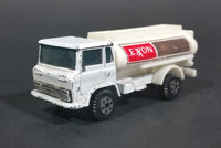 Vintage Yatming White Exxon Semi Oil Gasoline Tanker Truck Diecast Toy - Treasure Valley Antiques & Collectibles