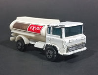 Vintage Yatming White Exxon Semi Oil Gasoline Tanker Truck Diecast Toy - Treasure Valley Antiques & Collectibles