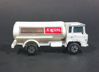 Vintage Yatming White Exxon Semi Oil Gasoline Tanker Truck Diecast Toy - Treasure Valley Antiques & Collectibles