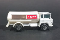 Vintage Yatming White Exxon Semi Oil Gasoline Tanker Truck Diecast Toy - Treasure Valley Antiques & Collectibles