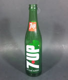 Vintage 1970s 7-UP Soda Beverage 10 Fluid Ounces Green Glass Bottle - Treasure Valley Antiques & Collectibles