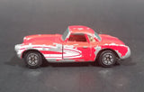 1980s Yatming Red 1957 Chevrolet Corvette w/ Opening Doors Diecast Toy Car No. 1079 - Treasure Valley Antiques & Collectibles