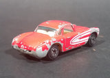 1980s Yatming Red 1957 Chevrolet Corvette w/ Opening Doors Diecast Toy Car No. 1079 - Treasure Valley Antiques & Collectibles