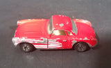 1980s Yatming Red 1957 Chevrolet Corvette w/ Opening Doors Diecast Toy Car No. 1079 - Treasure Valley Antiques & Collectibles