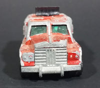 1973 Lesney Matchbox Rolamatics No. 16 Badger Orange Radar Truck Diecast Toy Car - Treasure Valley Antiques & Collectibles