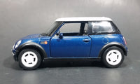 2008 New Ray Blue Mini Cooper 1:43 Scale Diecast Toy Car - Treasure Valley Antiques & Collectibles