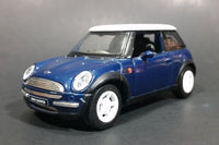 2008 New Ray Blue Mini Cooper 1:43 Scale Diecast Toy Car - Treasure Valley Antiques & Collectibles