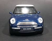 2008 New Ray Blue Mini Cooper 1:43 Scale Diecast Toy Car - Treasure Valley Antiques & Collectibles