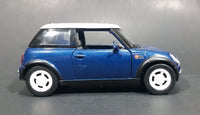 2008 New Ray Blue Mini Cooper 1:43 Scale Diecast Toy Car - Treasure Valley Antiques & Collectibles