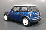 2008 New Ray Blue Mini Cooper 1:43 Scale Diecast Toy Car - Treasure Valley Antiques & Collectibles