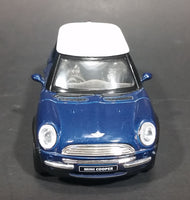 2008 New Ray Blue Mini Cooper 1:43 Scale Diecast Toy Car - Treasure Valley Antiques & Collectibles