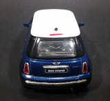 2008 New Ray Blue Mini Cooper 1:43 Scale Diecast Toy Car - Treasure Valley Antiques & Collectibles