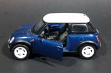 2008 New Ray Blue Mini Cooper 1:43 Scale Diecast Toy Car - Treasure Valley Antiques & Collectibles