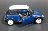 2008 New Ray Blue Mini Cooper 1:43 Scale Diecast Toy Car - Treasure Valley Antiques & Collectibles