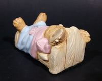 1970s Pepiware "Dreamy" Bunny Rabbit Sleeping In The Bed - England - Treasure Valley Antiques & Collectibles