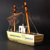 Vintage Highly Detailed Alaska Souvenir Small Fishing Boat Ship - Treasure Valley Antiques & Collectibles