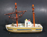 Vintage Highly Detailed Alaska Souvenir Small Fishing Boat Ship - Treasure Valley Antiques & Collectibles