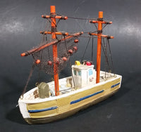 Vintage Highly Detailed Alaska Souvenir Small Fishing Boat Ship - Treasure Valley Antiques & Collectibles