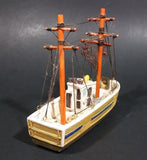 Vintage Highly Detailed Alaska Souvenir Small Fishing Boat Ship - Treasure Valley Antiques & Collectibles